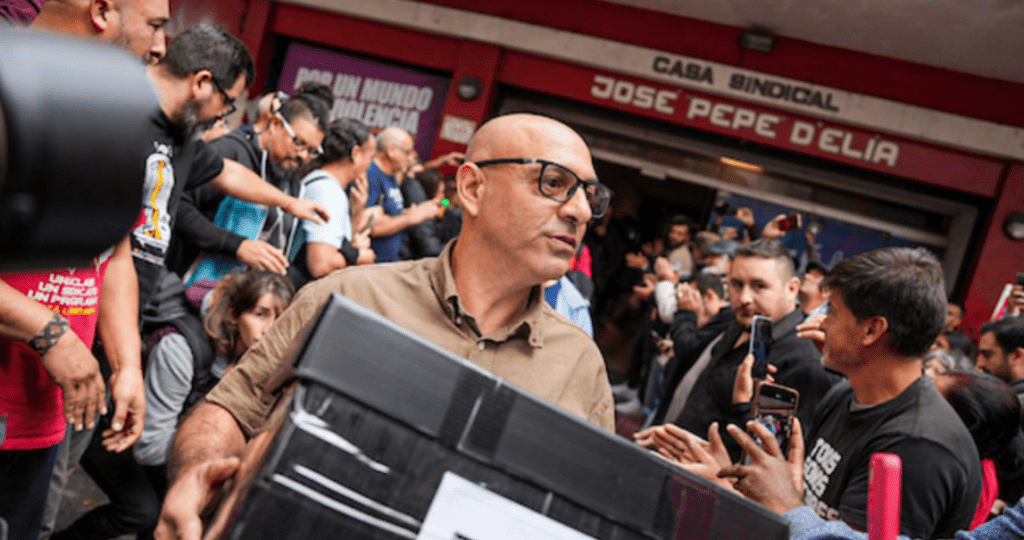 Inicio de la campaña por el plebiscito del sistema previsional en el acto del&nbsp;PIT-CNT